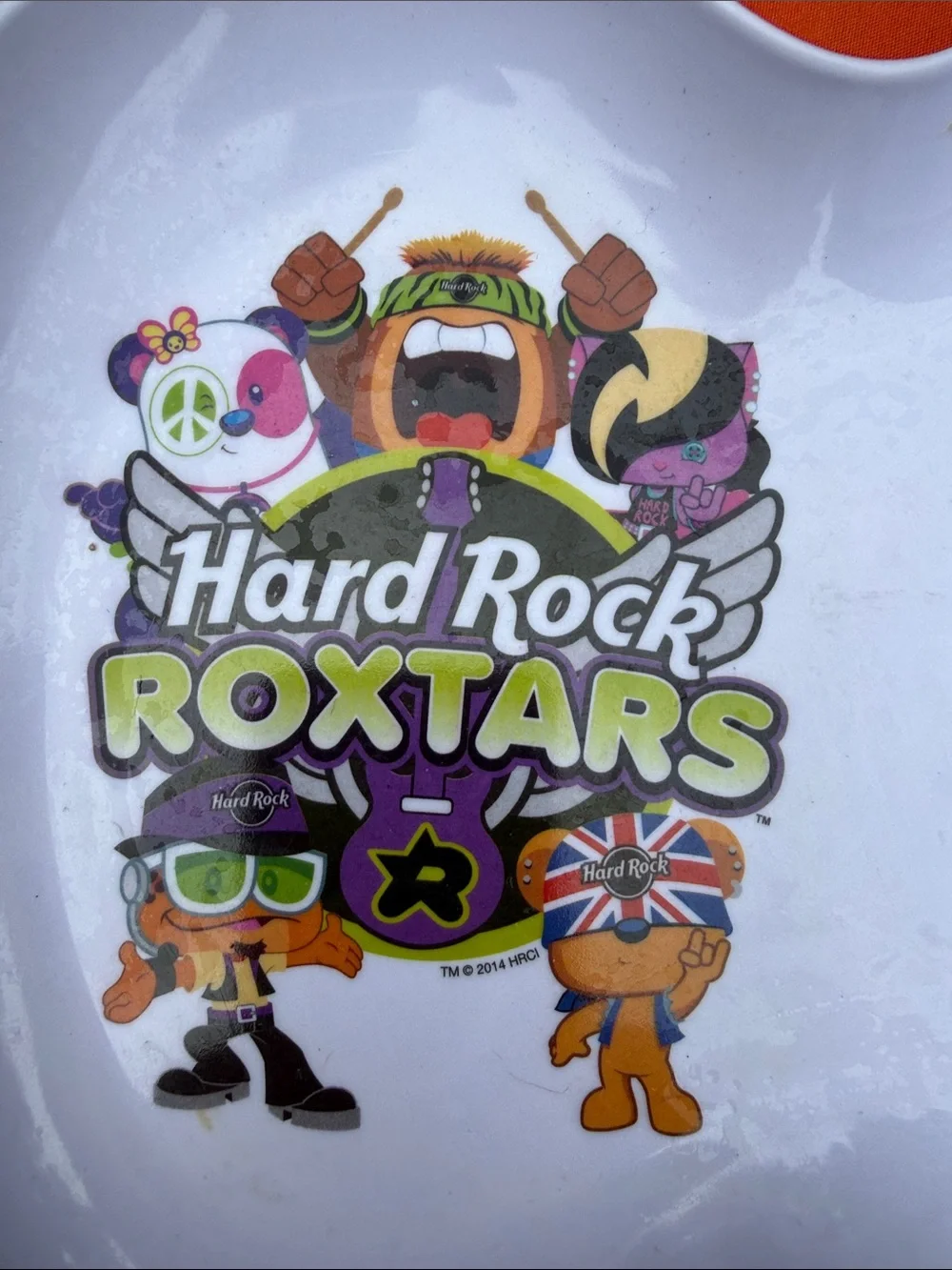 Kids Hard Rock CafeRoxtars Guitar Plate Set of 2
